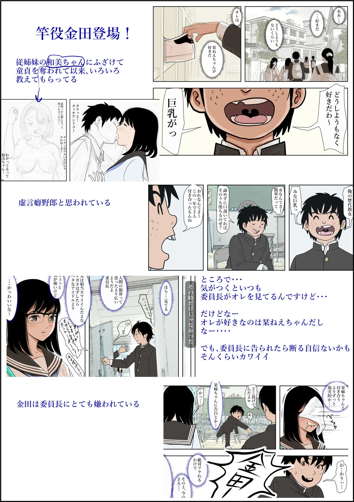 金田は何も悪くないVol.1 5ページ