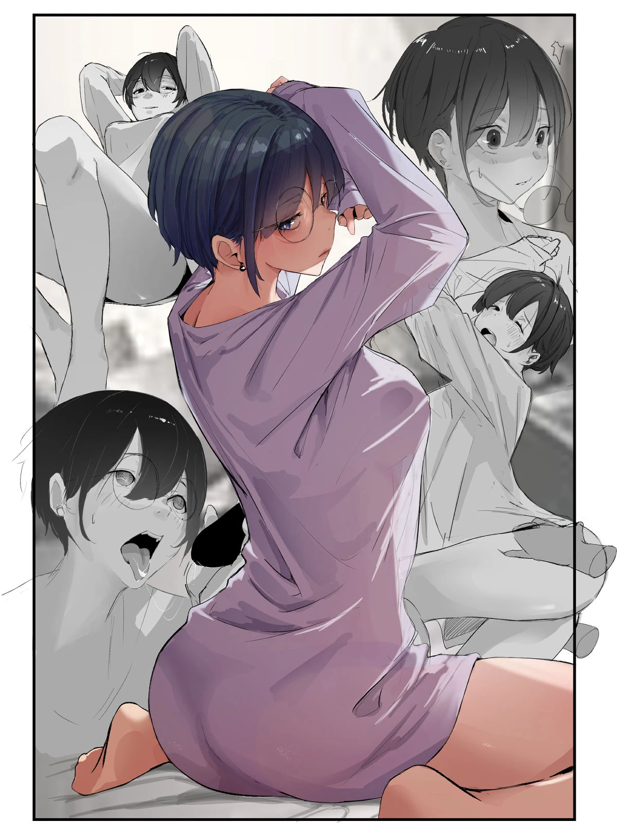 隣から喘ぎ声が聞こえてきた話 7ページ