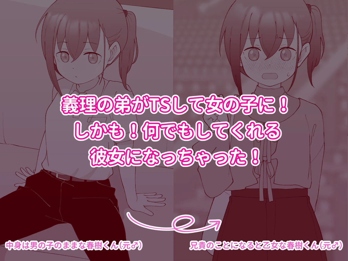 兄貴の彼女になる女の子になっちゃった弟 総集編完全版2 2ページ