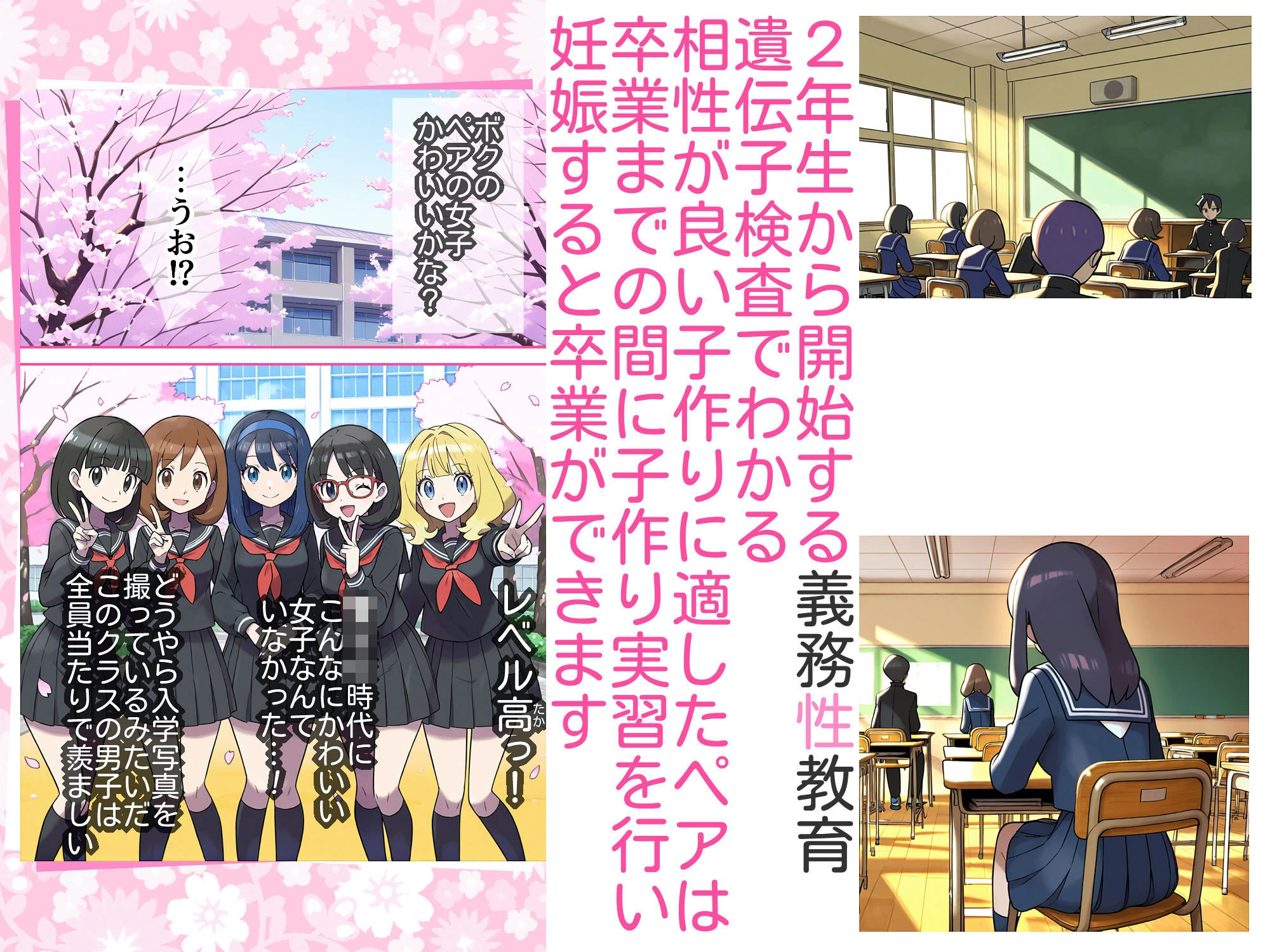 義務性教育〜妊娠すると卒業できる学校〜 3ページ