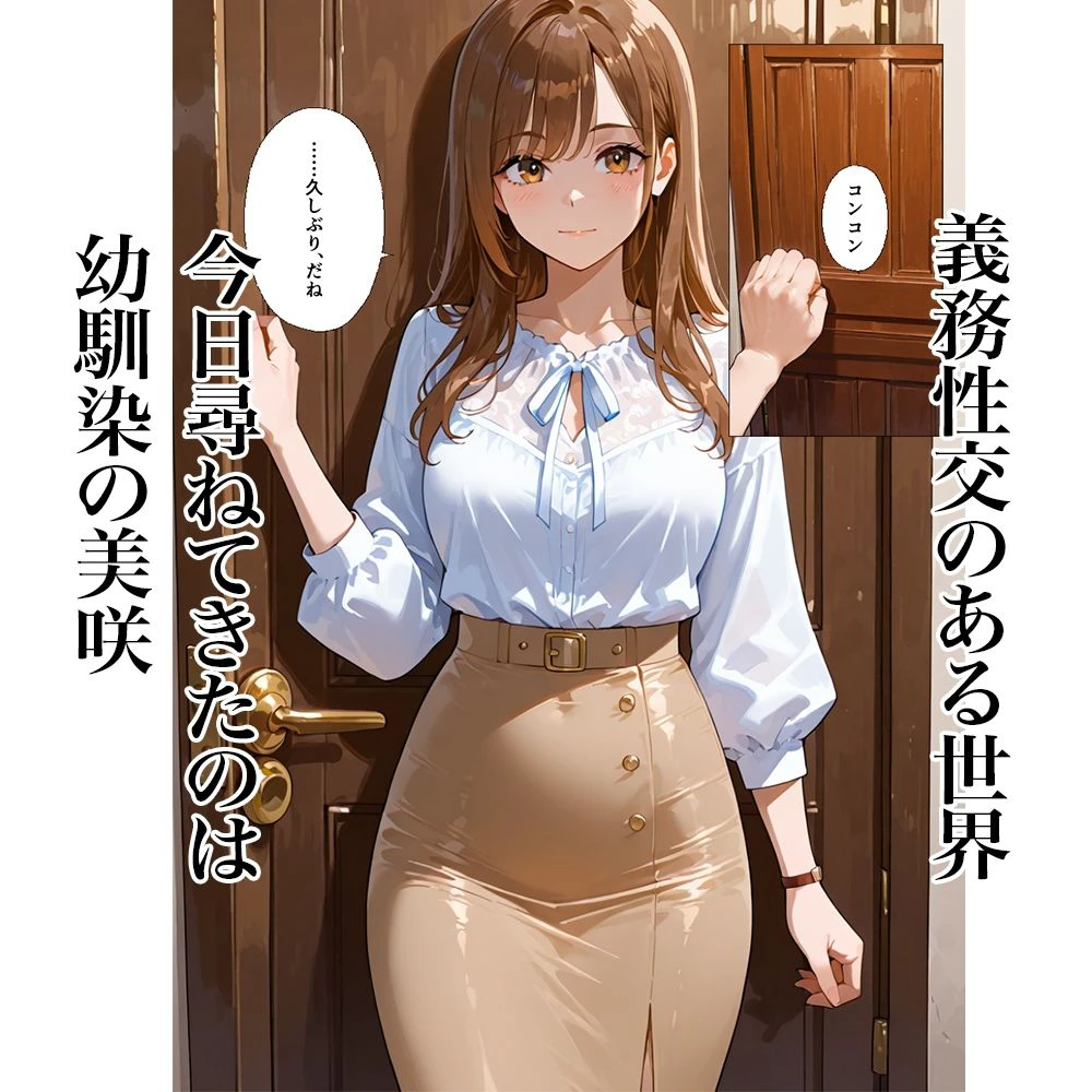 義務性交のある世界 〜今日の割り当ては幼馴染〜 エロ漫画 無料