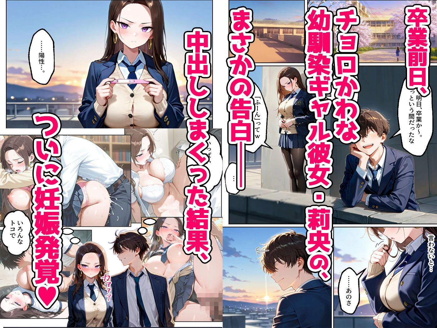 強気だけど実はチョロすぎる幼馴染ギャルー卒業・妊娠編ー 2ページ