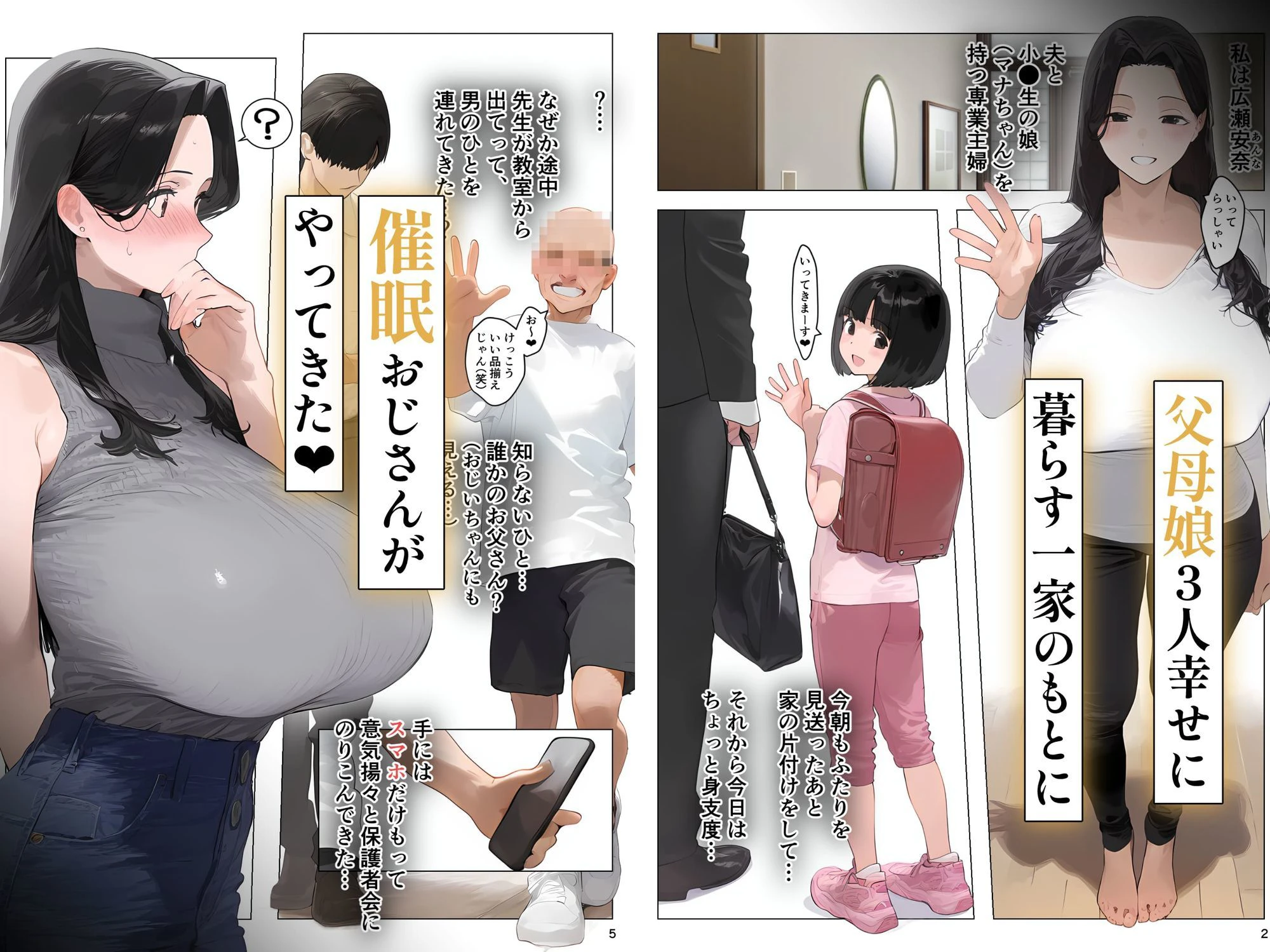 催●アプリで全員支配、妊娠適齢デカ乳美人おじさん赤ちゃん托卵中【総集編】 10ページ