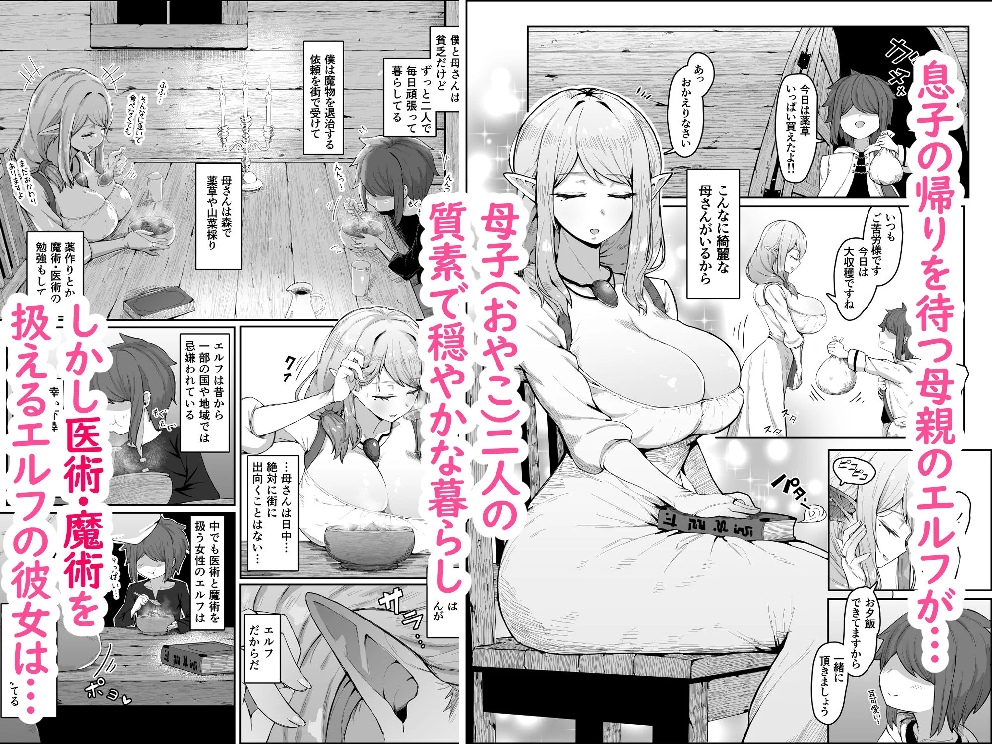 エルフの母と孕むまで 3ページ