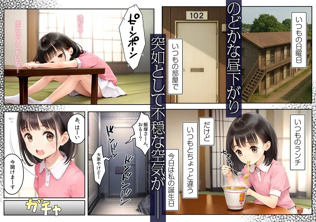 ■母子家庭アパート■連帯保証で処女喪失■102号室・飯塚めいちゃんの受難■ エロ漫画 無料