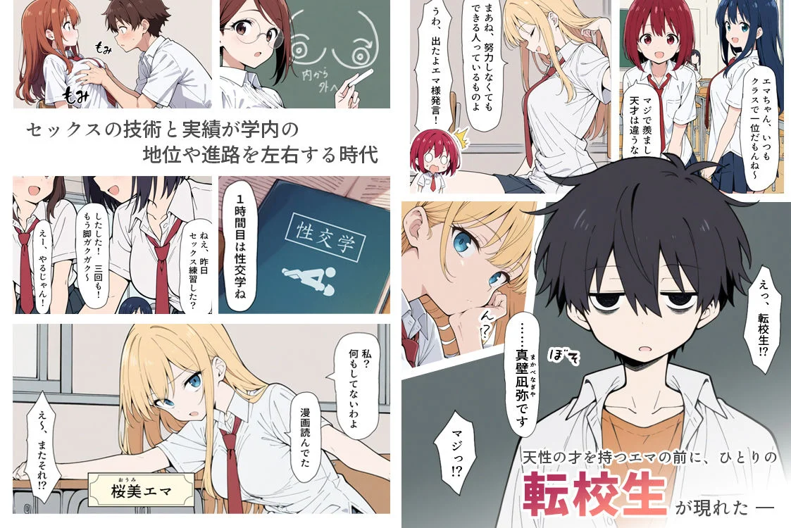 陰キャ転校生はセックス最強 – クラス代表の座を奪われた私 – 2ページ