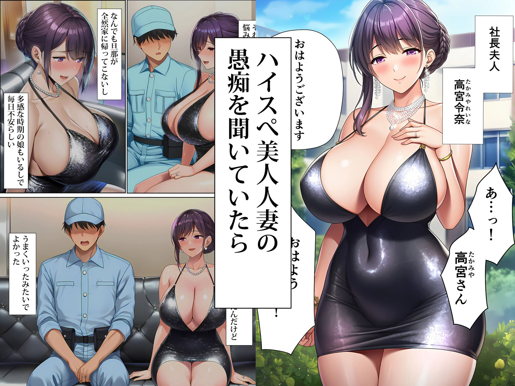 超高級マンション清掃員の俺、仕事ついでにハイスペ美人居住者たちの愚痴を聞いていたら完全合意の中出しハーレム生活を送ってしまう 2ページ