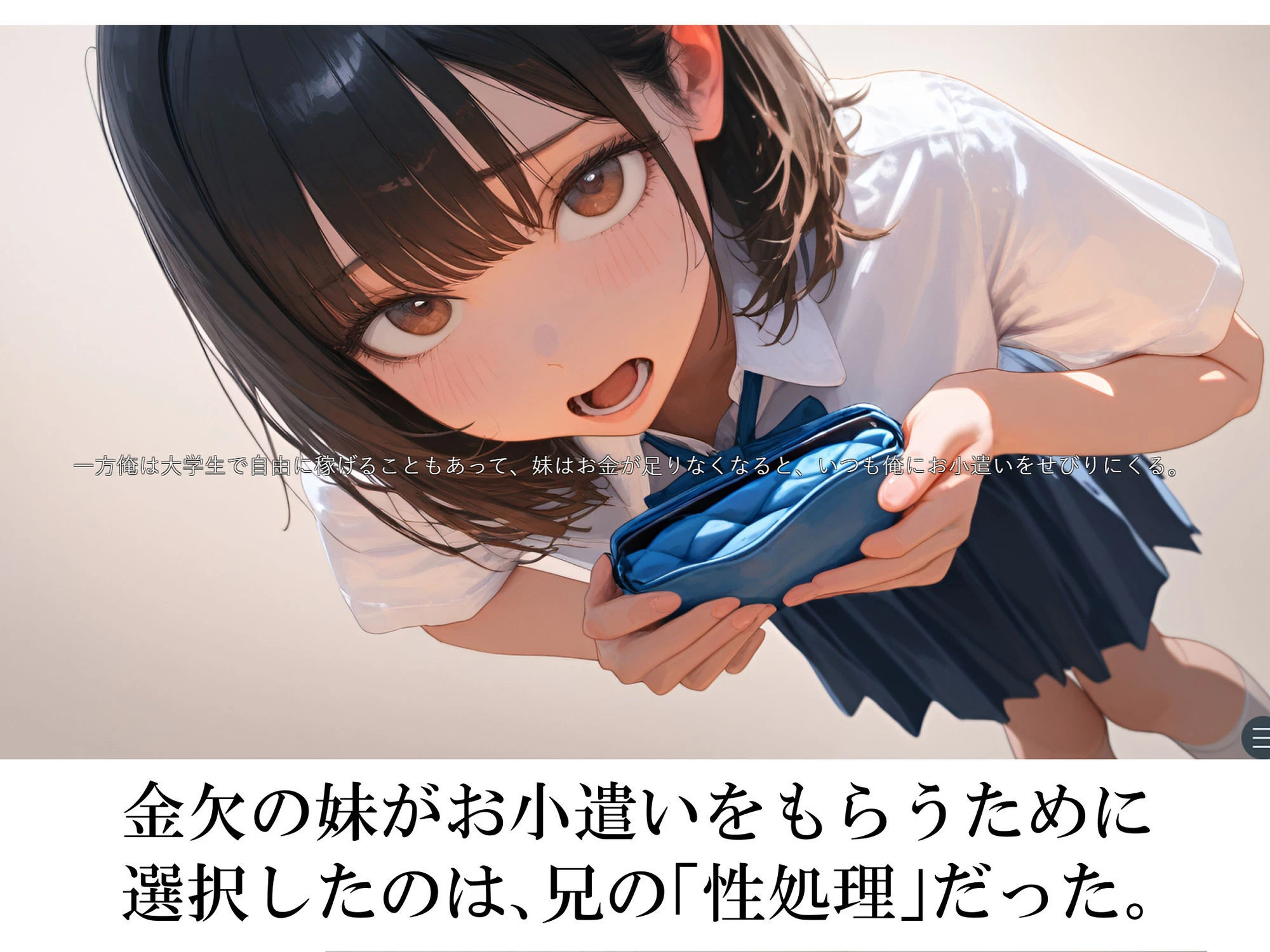 兄の性欲処理でお小遣いを稼ぐ妹【ゲーム版】 3ページ