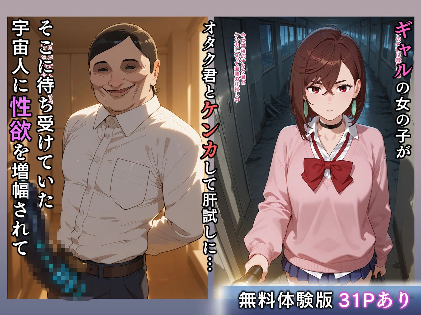 宇宙人に性欲増幅されて逃げ出したけど、我慢できずにチャラ男とセックスした話 エロ漫画 無料