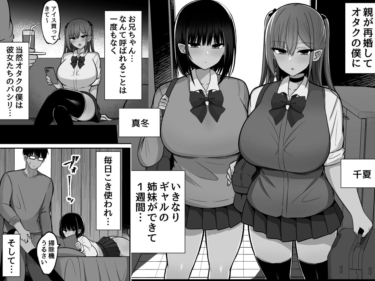 いきなりギャル姉妹〜親の再婚でデキたギャル姉妹にチンポ貸す話 2ページ