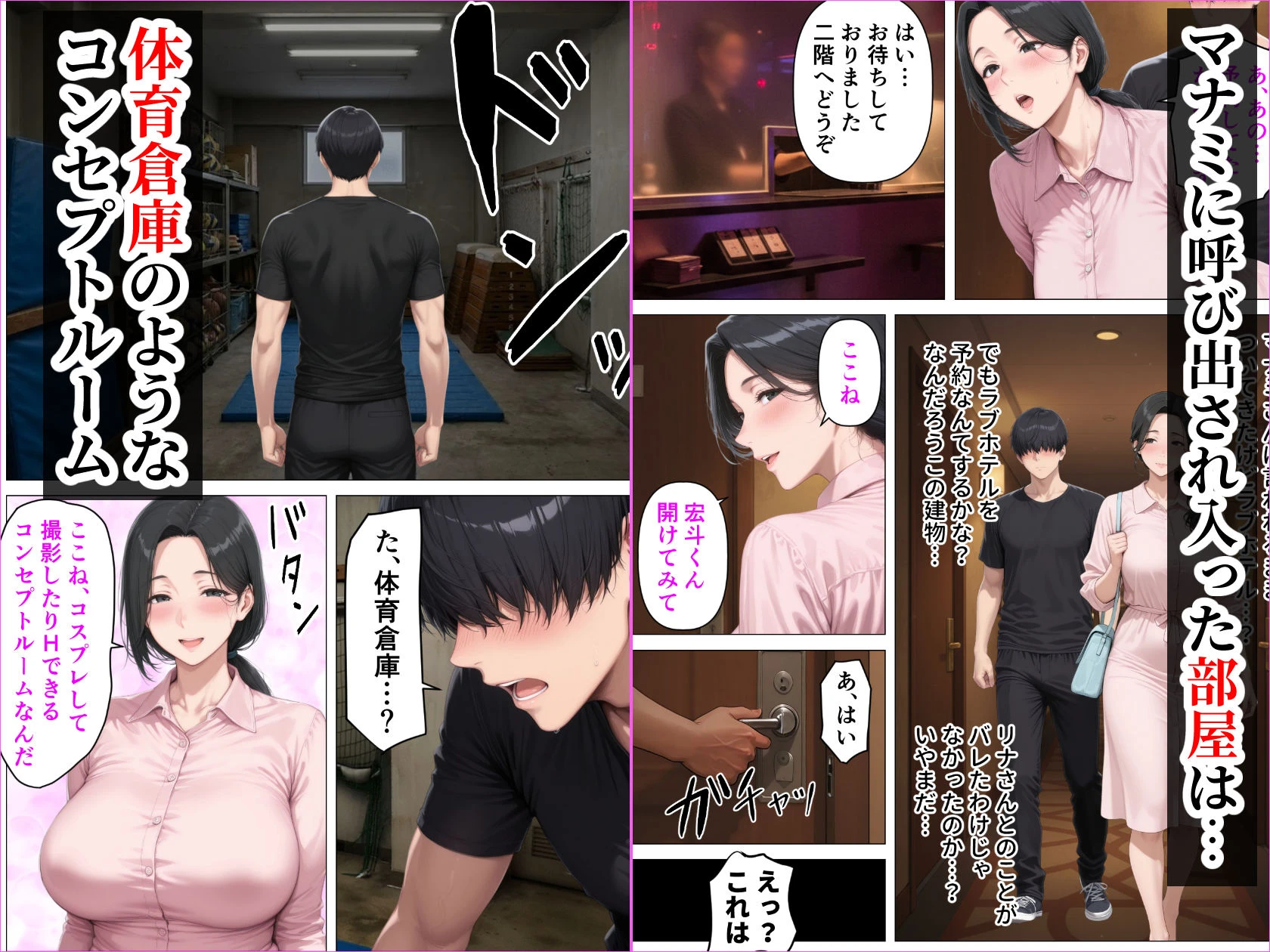 昭和マ●コの搾精天国！ブルマ＆JKコスの人妻に中出し放題 6ページ