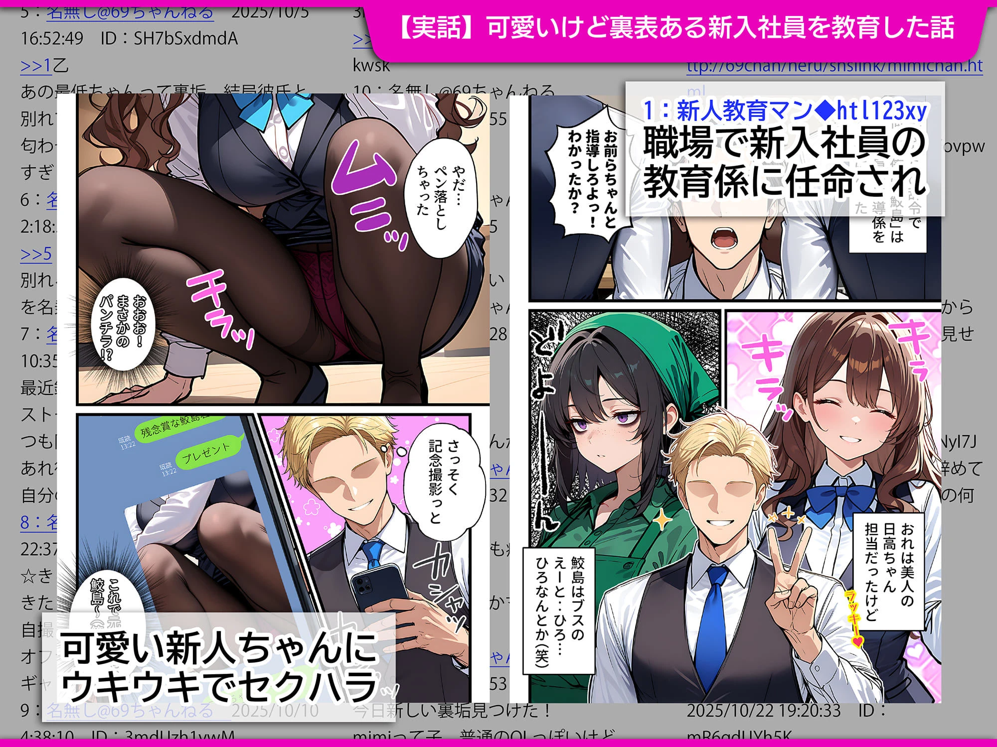 地味でブスだと思ってた新人清掃員の裏垢特定 粘着SEXで彼氏と別れさせた物語 裏ルート エロ漫画 無料