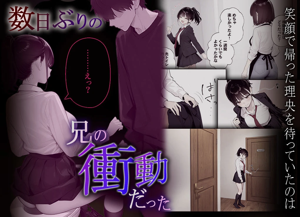 完璧だった兄が彼女にフラれて崩壊、妹への中出し依存セックスがもう止まらない2 8ページ