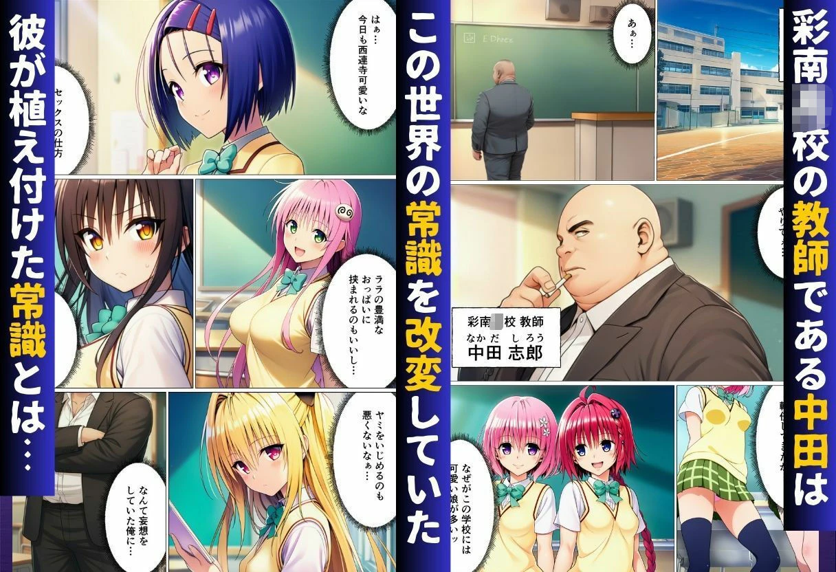 常識改変ハーレム〜女子生徒は放課後に男性教師の性処理をするのが当たり前！？〜【ToL◯VEる編】 エロ漫画 無料