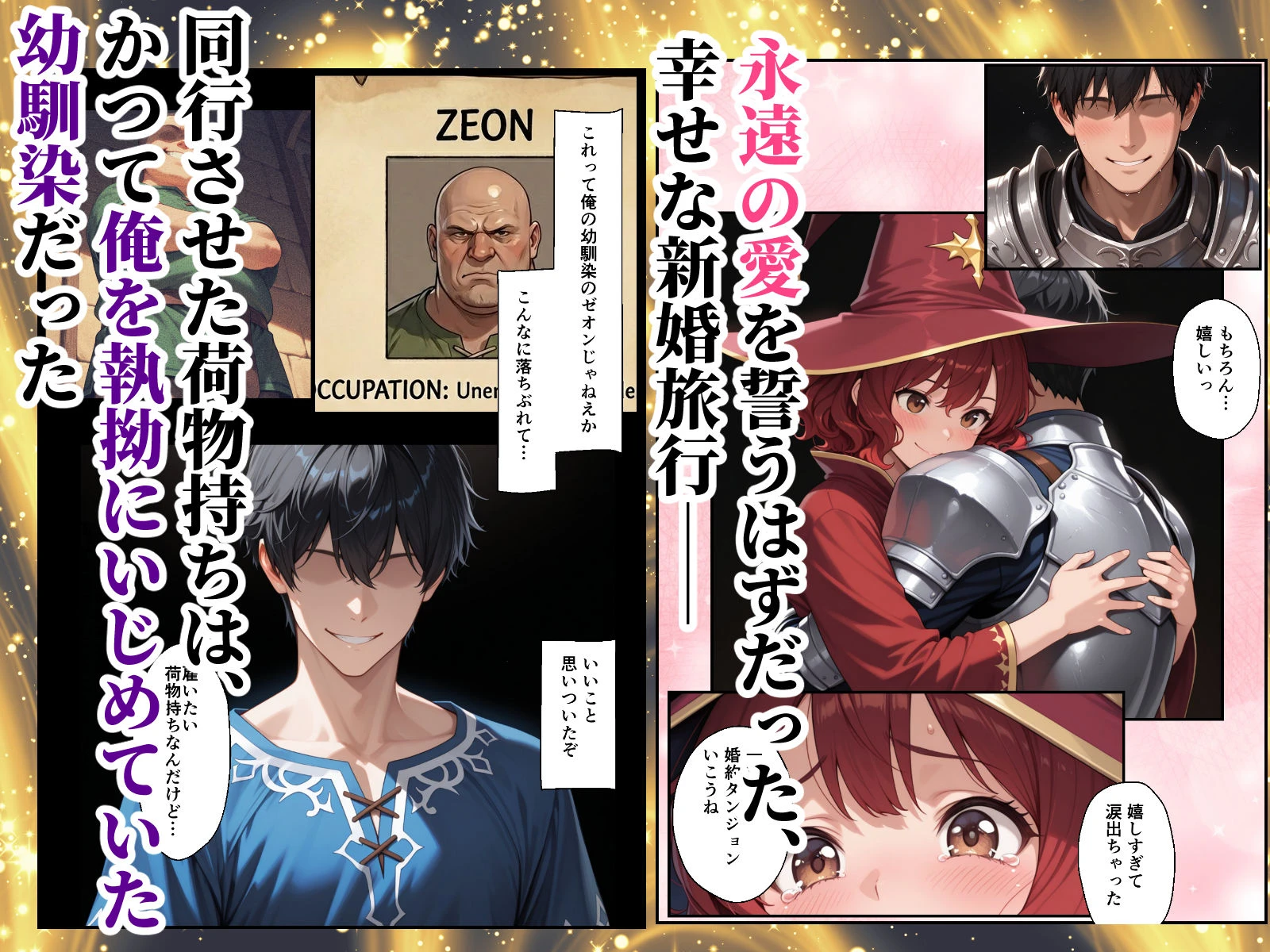 絶望の魔力供給 ―永遠の愛を誓った婚約者があいつの種に屈服するまでの記録― 2ページ