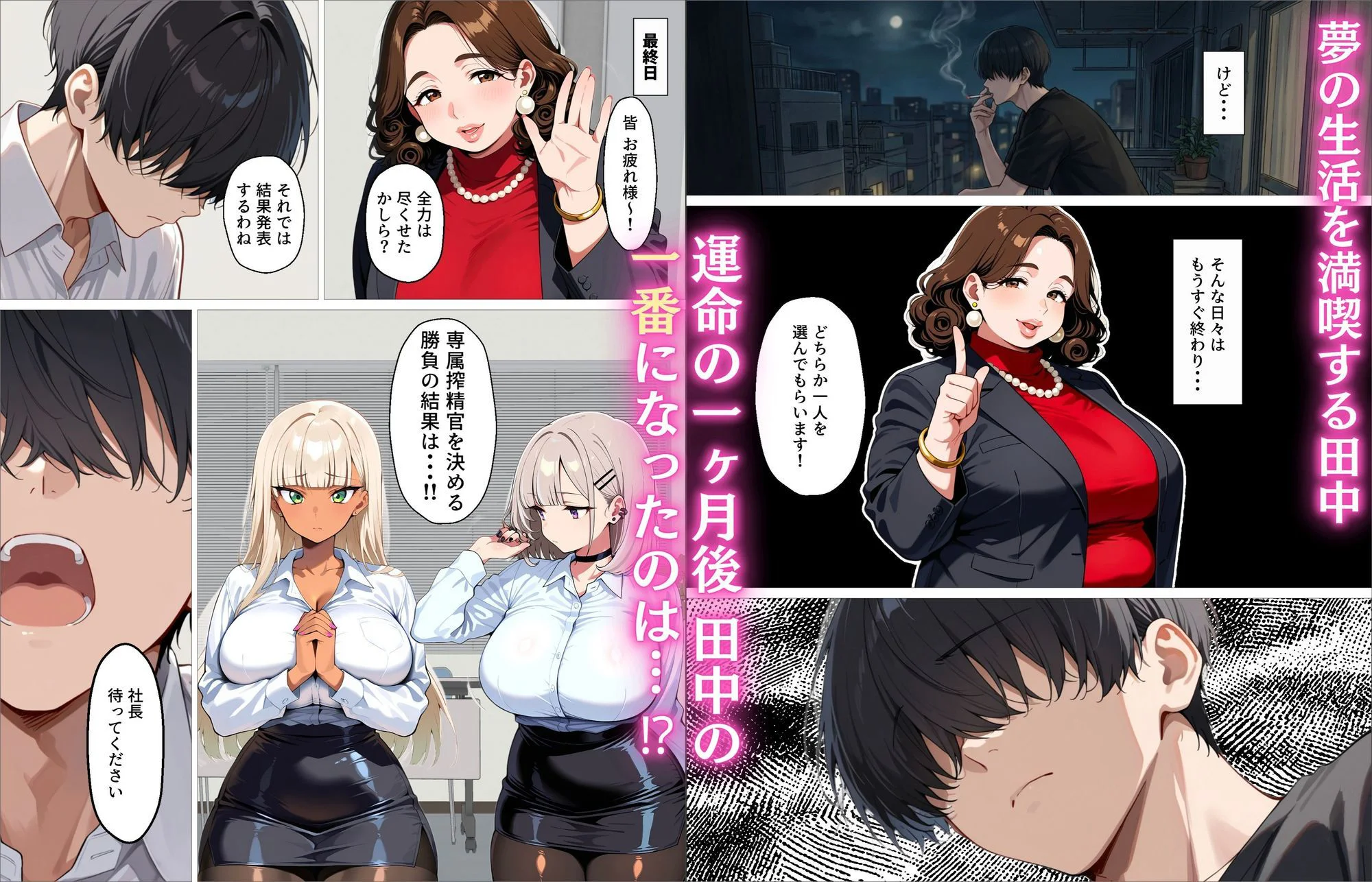 新卒の黒ギャルとダウナーギャルが「2人で」搾精してくれる話 11ページ