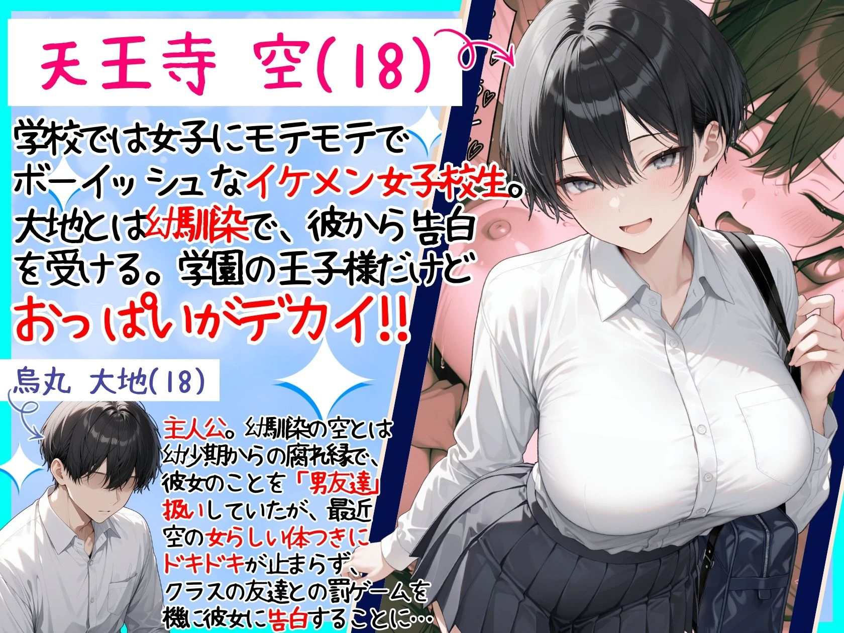 一週間後に学園の王子様な巨乳幼馴染とイチャらぶセックスする話 2ページ