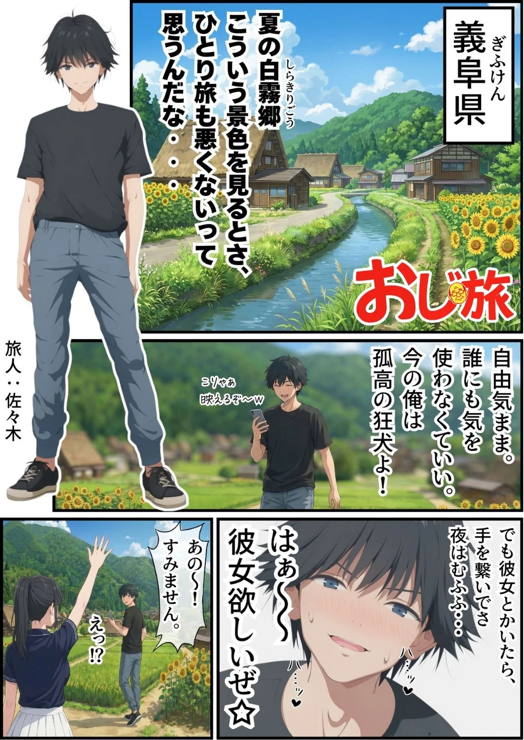 【義阜編】おじさん、私を旅に連れてって エロ漫画 無料