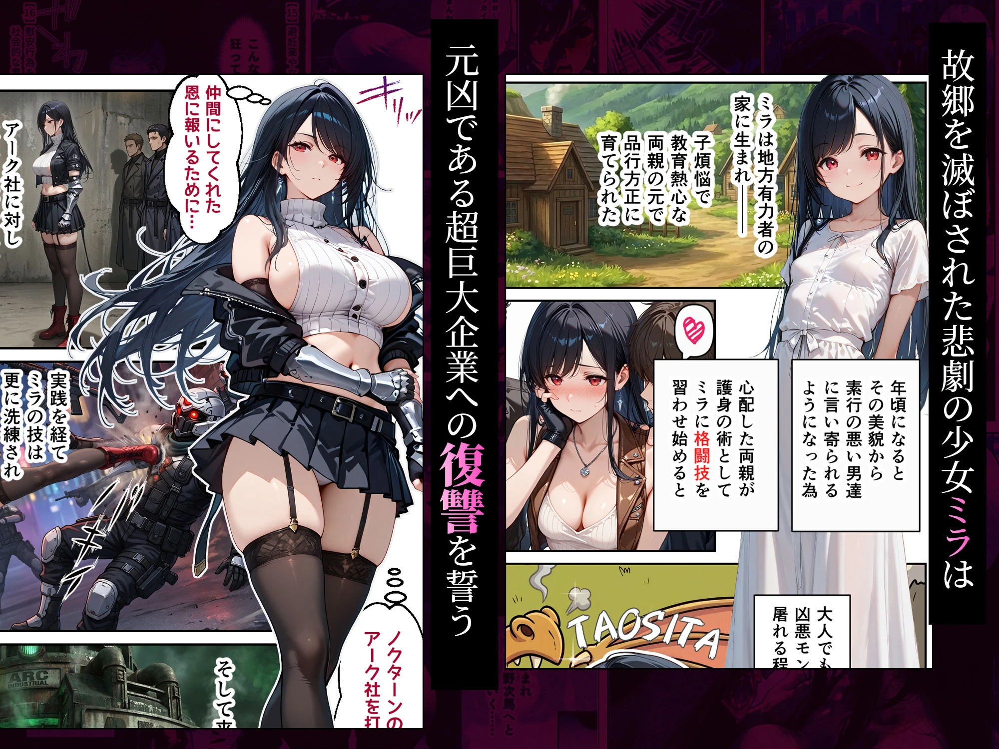 女復讐者は返り討ちに遭い、市民の慰安係へ堕ちる 2ページ