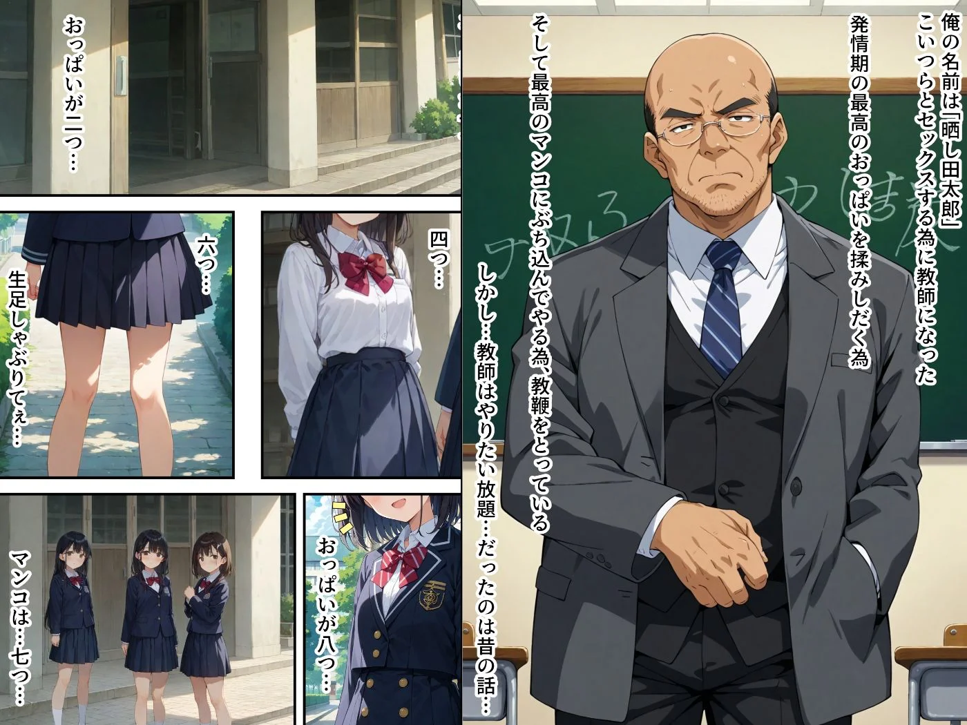 ヤリチン教師の餌食になる発情期ヒロインズ総集編 2ページ