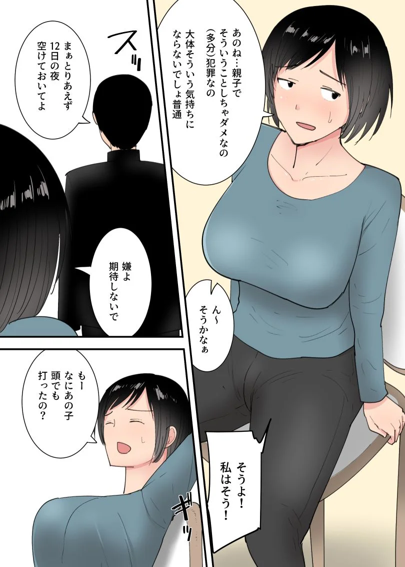 母さんとセックスした三日間 2ページ