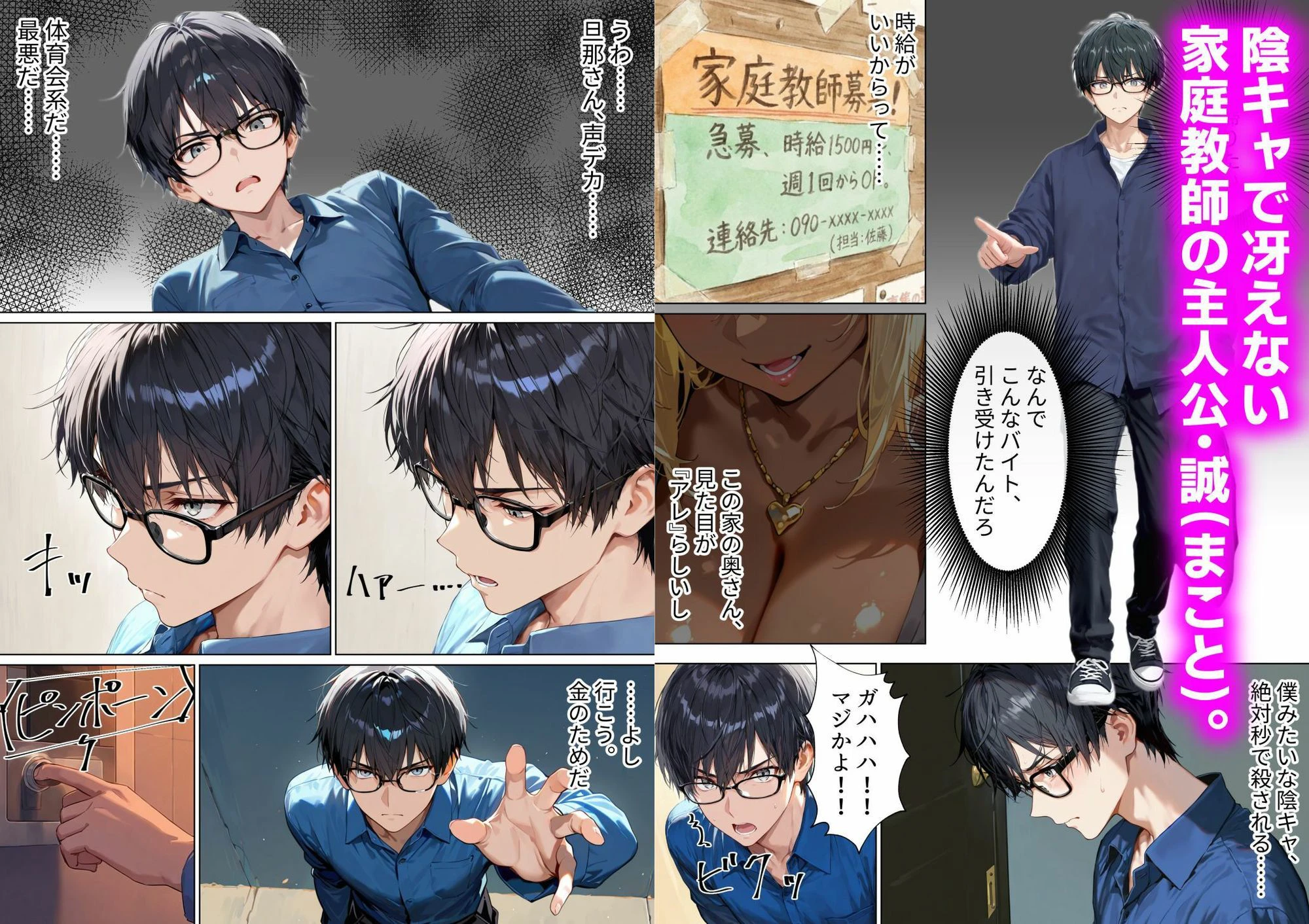 偏差値75の童貞種付けプレス 〜陰キャな僕が、金髪褐色ママに教える無限中出し授業〜 エロ漫画 無料