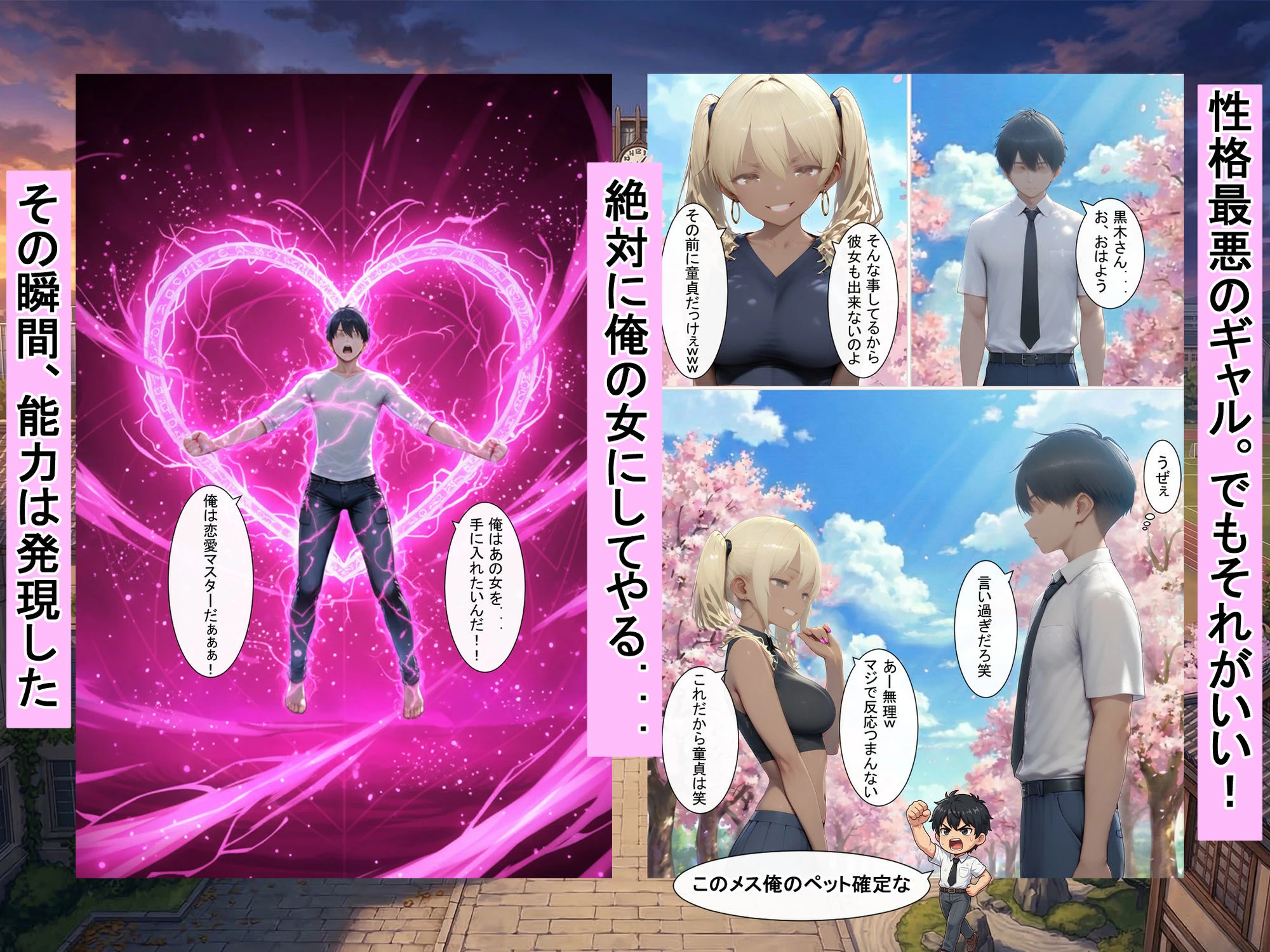 謎の人物から貰った能力で現実世界を無双！！女の子たちを情けない顔にさせる話 3ページ