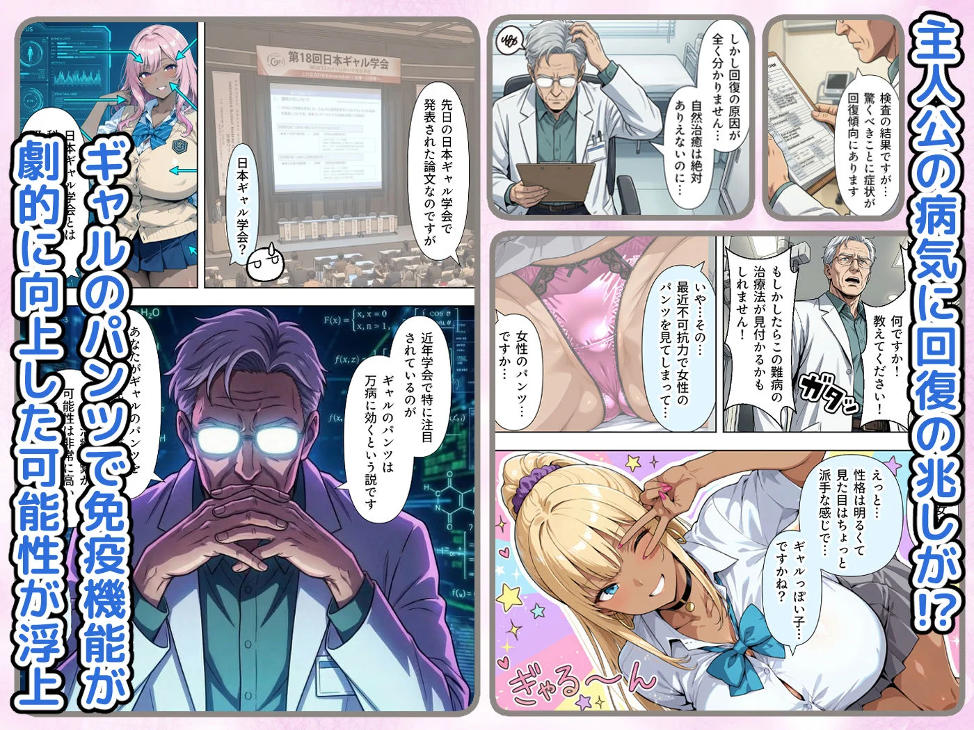 ギャルのパンツは万病に効くらしい 4ページ