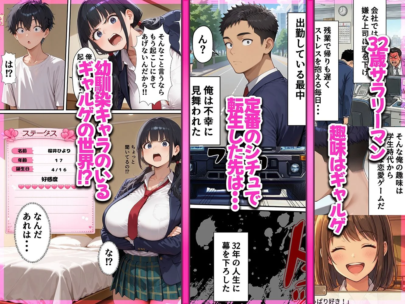 ギャルゲー世界に転生したら、ヒロイン達がライバルキャラに次々と寝取られた 2ページ