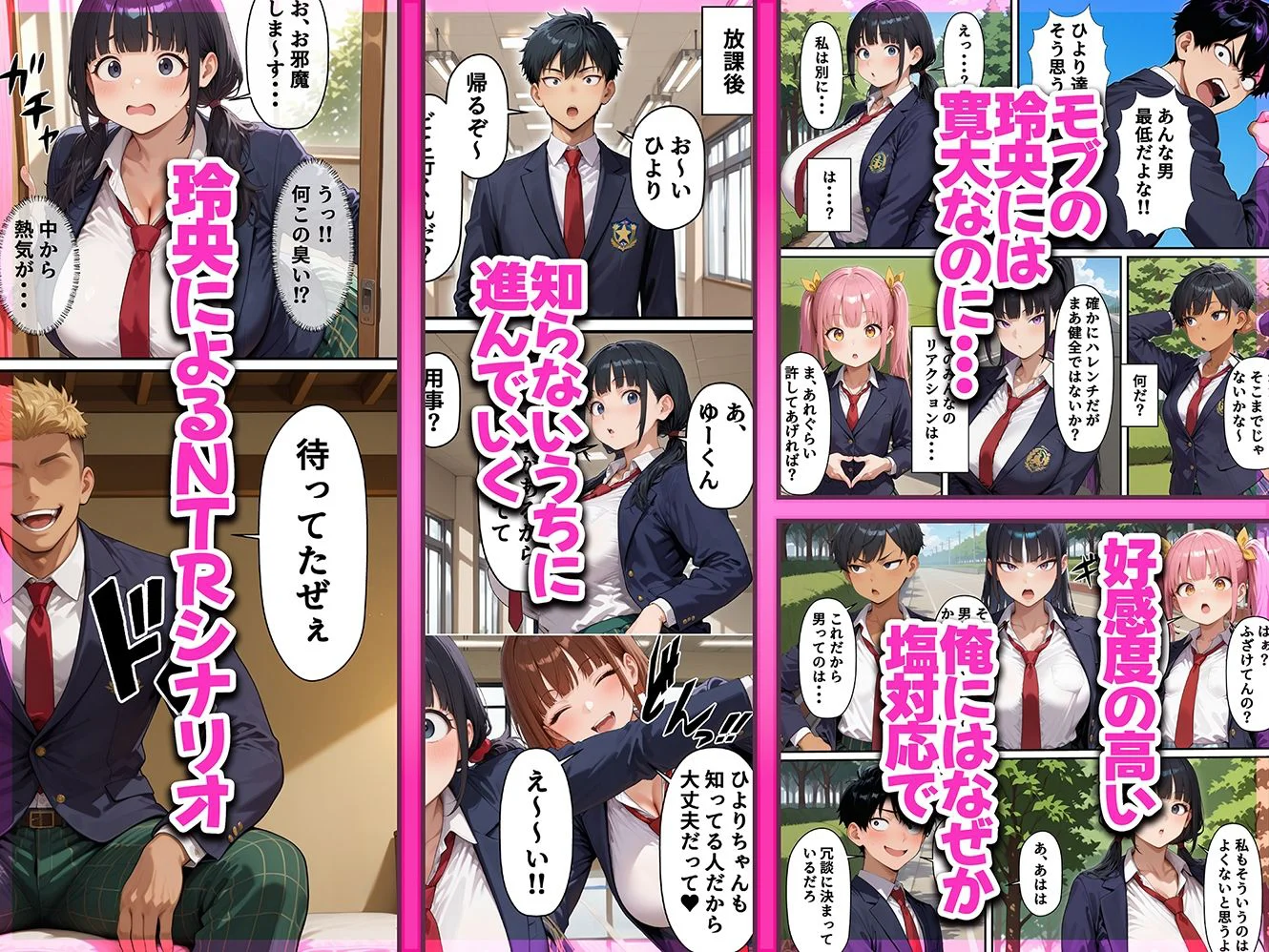 ギャルゲー世界に転生したら、ヒロイン達がライバルキャラに次々と寝取られた 4ページ