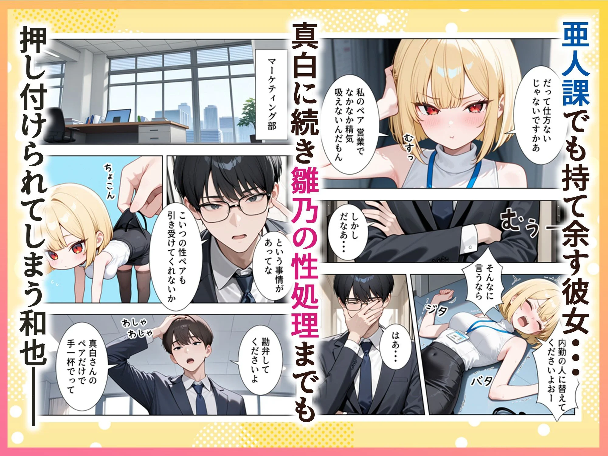 絶倫過ぎた俺が亜人OL美女達の性処理係に任命された話『サキュバス編』 8ページ