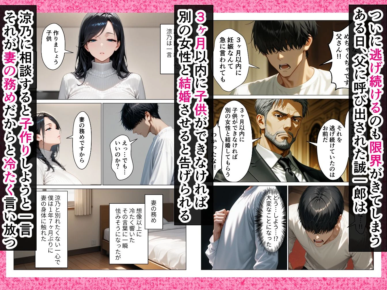 絶対に笑わない僕のクール妻を全力で孕ませる話 4ページ