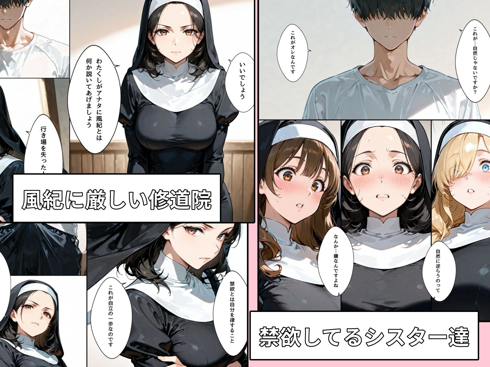 禁欲聖女たちは堕落なんてしない 4ページ