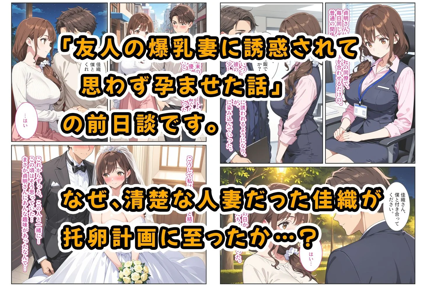 友人の爆乳妻に誘惑されて思わず孕ませた話‐前日譚〜夫の性癖で托卵覚醒した清楚妻〜 2ページ