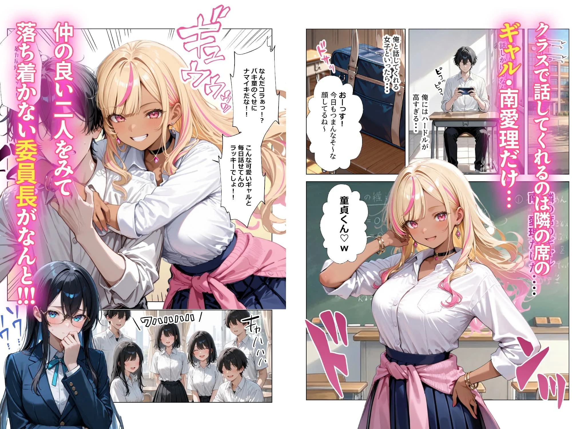 清楚彼女がいるのにギャルとの予行練習（生本番）がやめられない話【ぬるぬるエロアニメ動画同梱】 3ページ