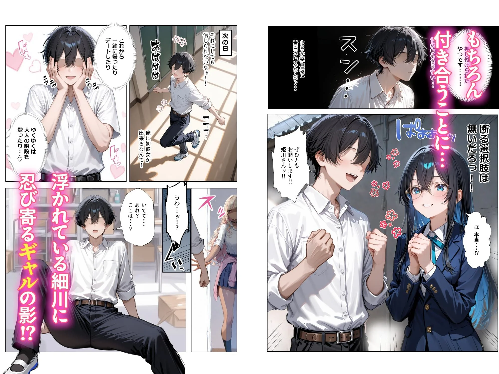 清楚彼女がいるのにギャルとの予行練習（生本番）がやめられない話【ぬるぬるエロアニメ動画同梱】 5ページ