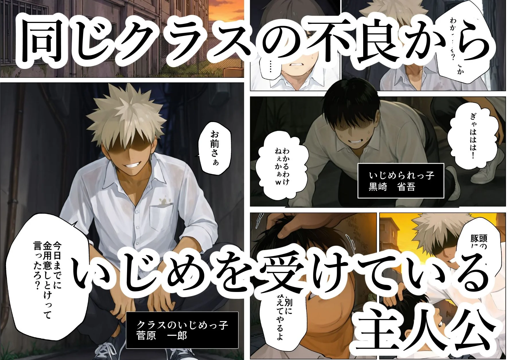 簒奪-いじめられっ子の僕が、いじめっ子の彼女寝とって復讐した話- 2ページ