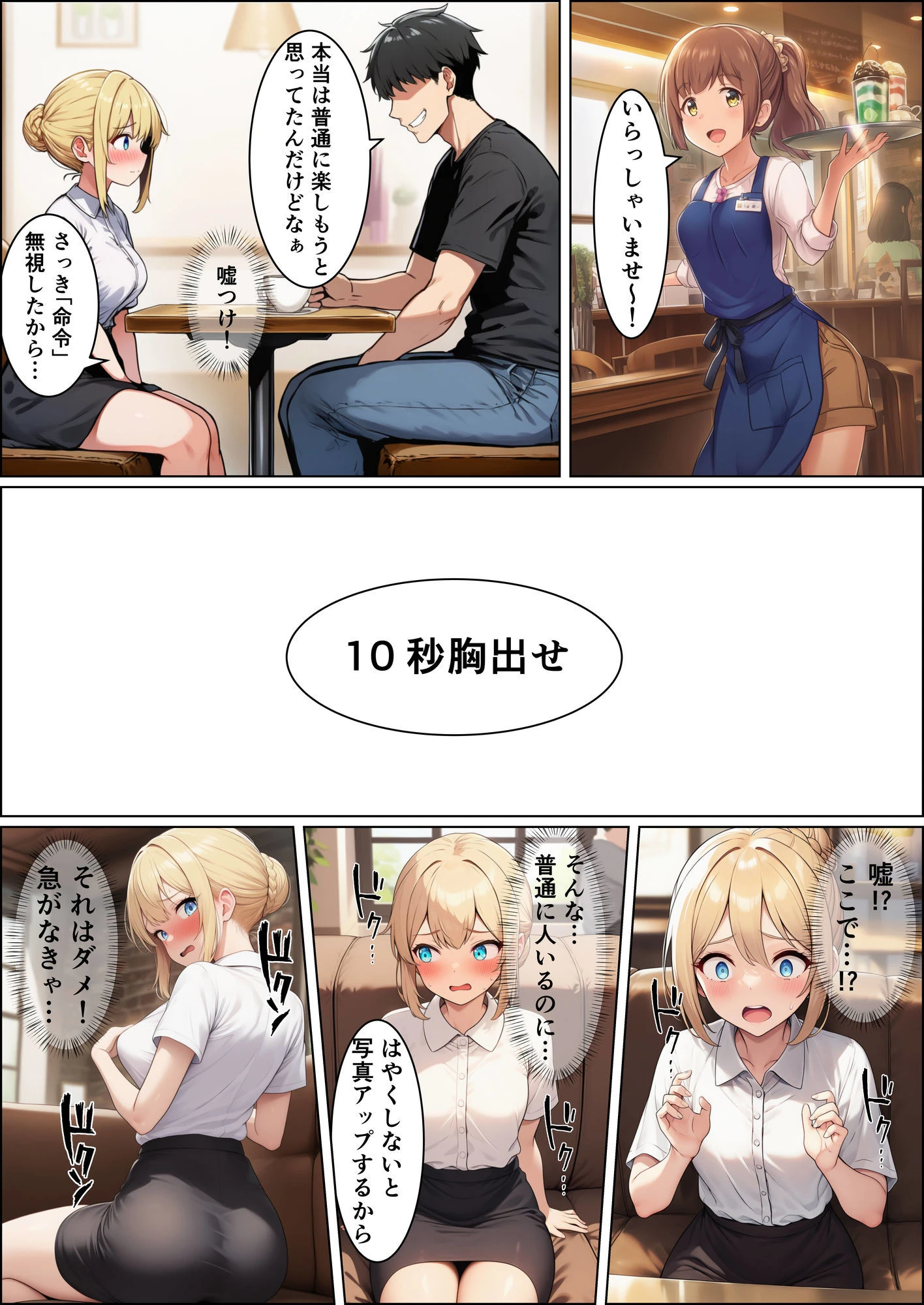 初めての勧誘で人生が変わっちゃった女の子の話 ご主人様との出会い編 8ページ