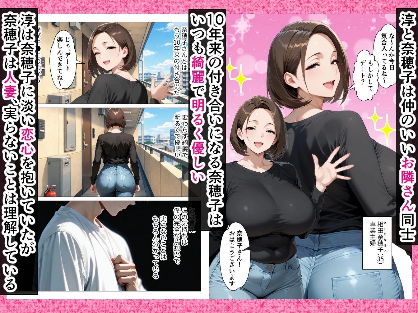 僕のデカチンコンプレックスを克服するため隣家のむちむち人妻と本気セックスします! 2ページ