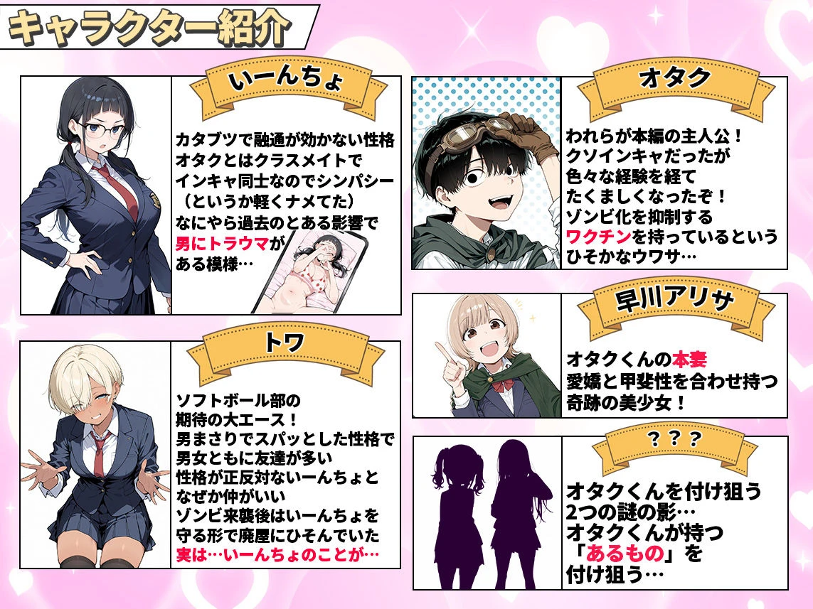ゾンビに支配された学園で冴えない童貞のオタク君が少女たちの救世主になる話2 2ページ
