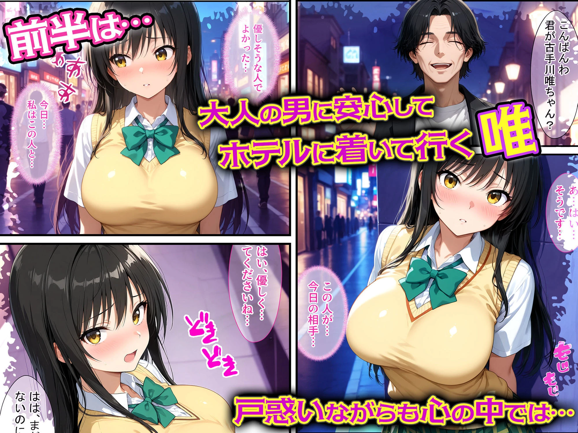 放課後、彼女たちはパパと会う 〜唯と春菜のはじめてのパパ活〜 3ページ