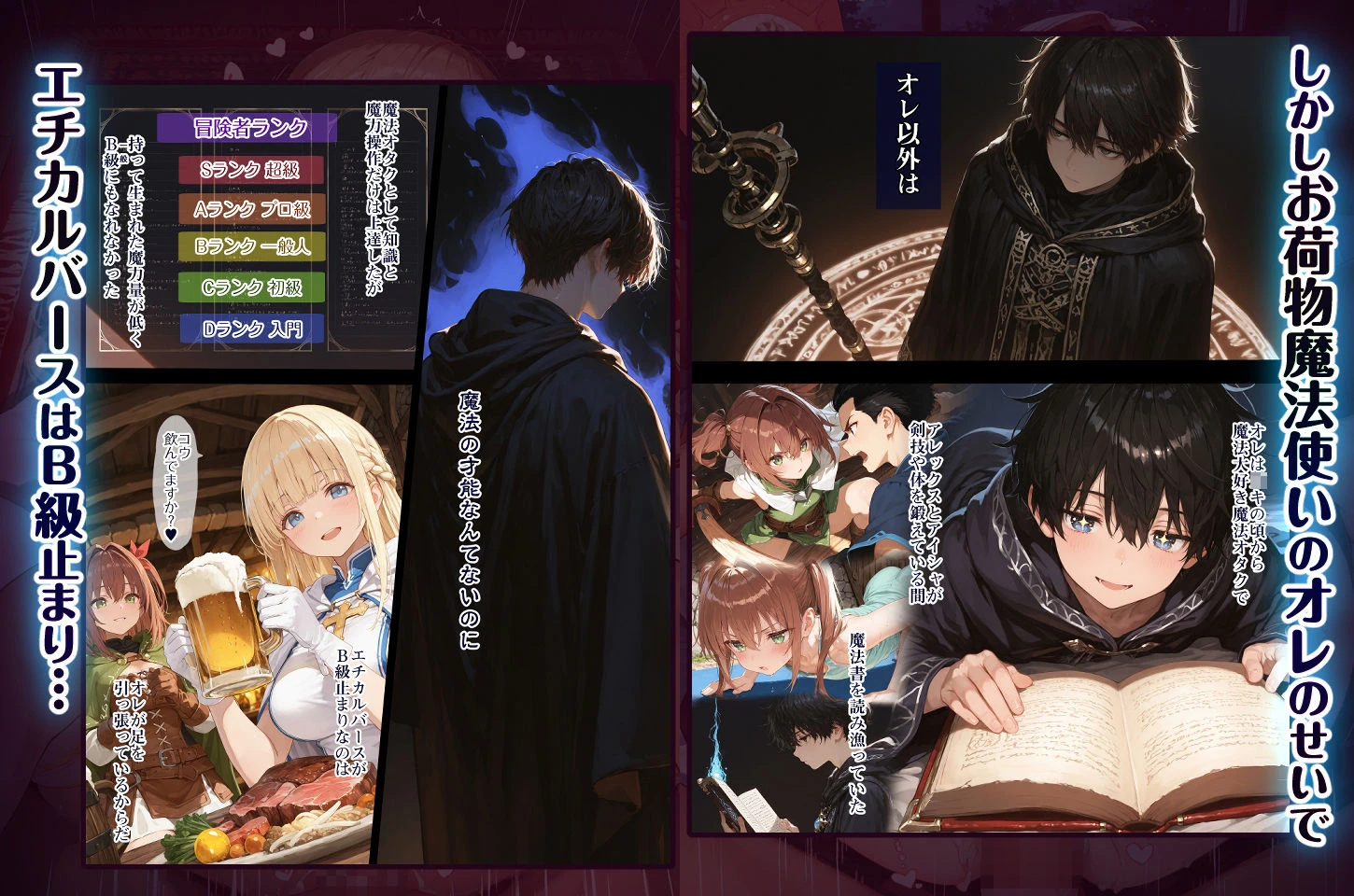 幼馴染冒険者パーティーのお荷物魔法使いオレ 失われた高等魔法スリープを覚えて皆にようやく恩返し！と思ったけど性欲を抑えきれずパーティーメンバーの眠姦孕ませレ◯プに使ってしまう 4ページ