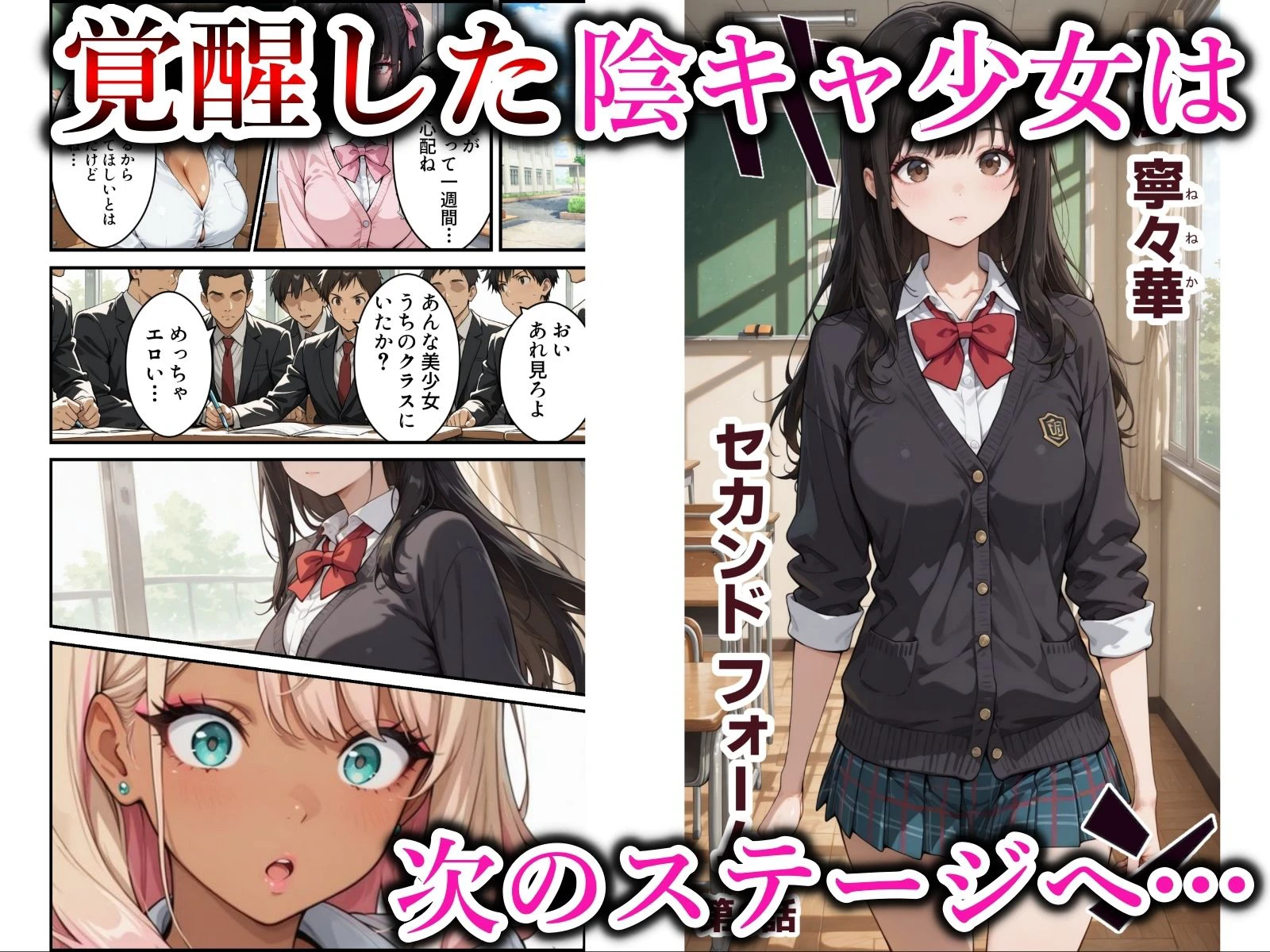 地味な爆乳陰キャがビッチギャルに堕ちる話 6ページ