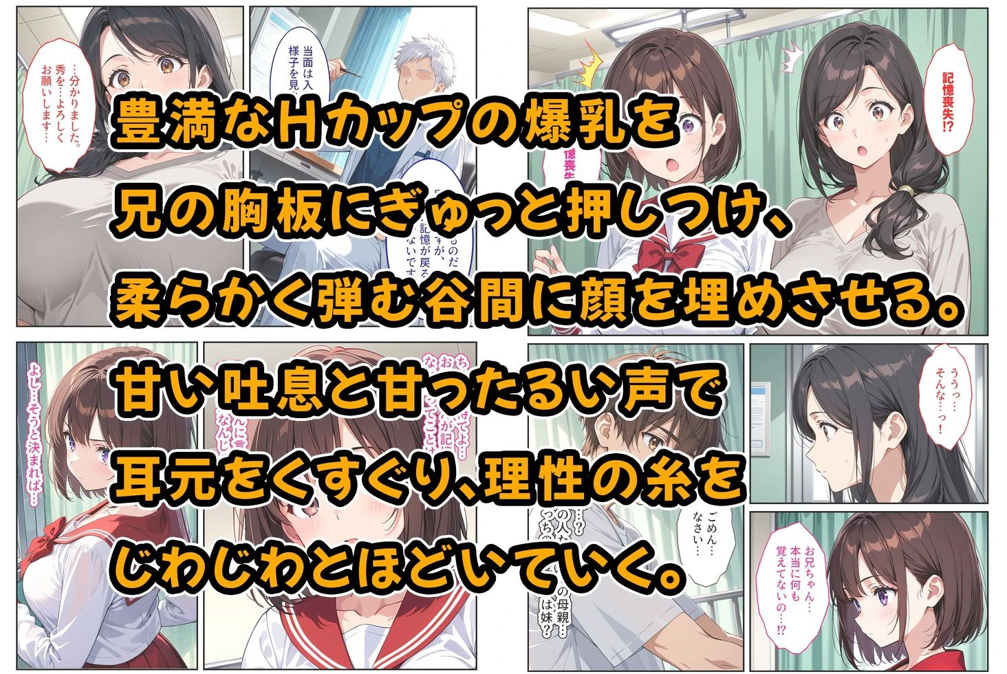 記憶喪失の兄を騙して中出しセックスをねだってくる爆乳妹〜たわわに実った妹おっぱいに欲情して我慢できない〜 5ページ