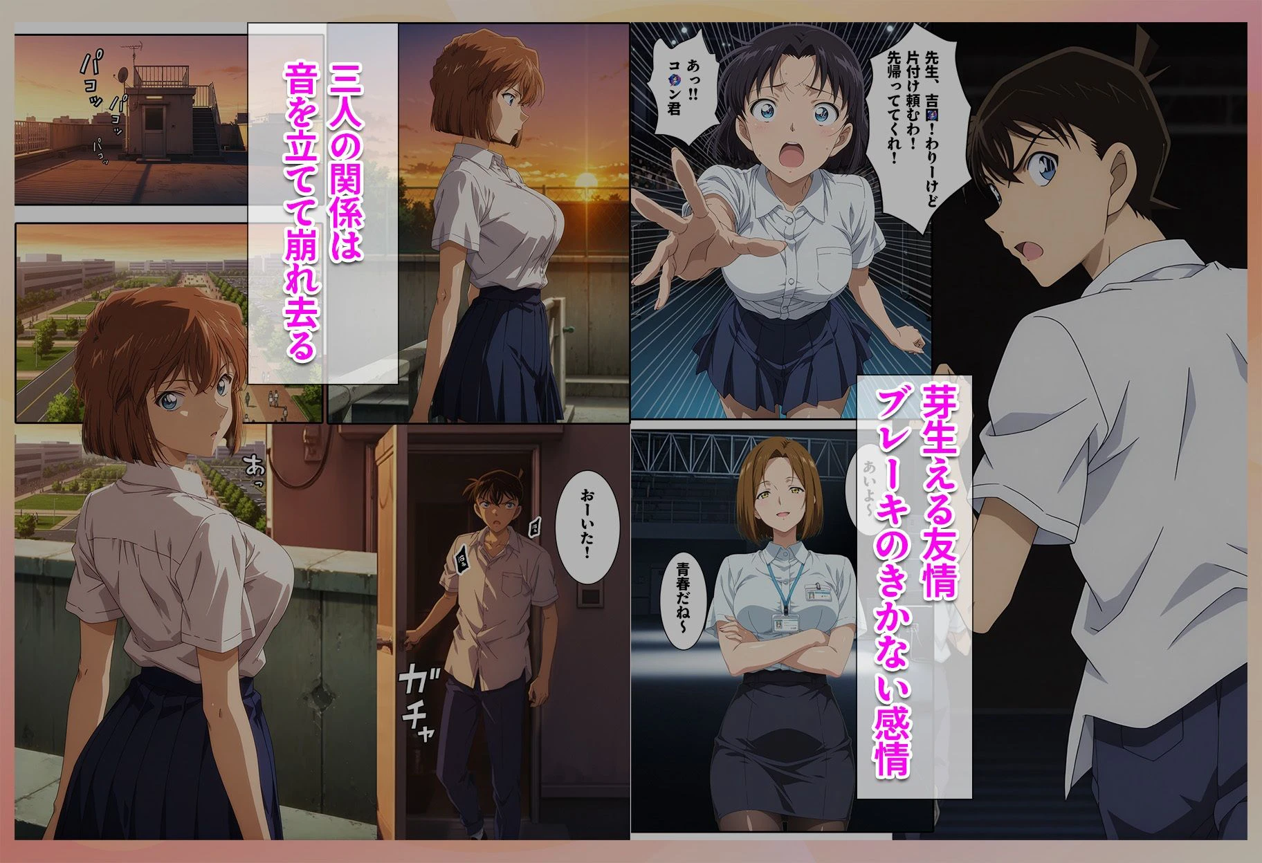 名探偵の三角関係  青年探偵団 9ページ