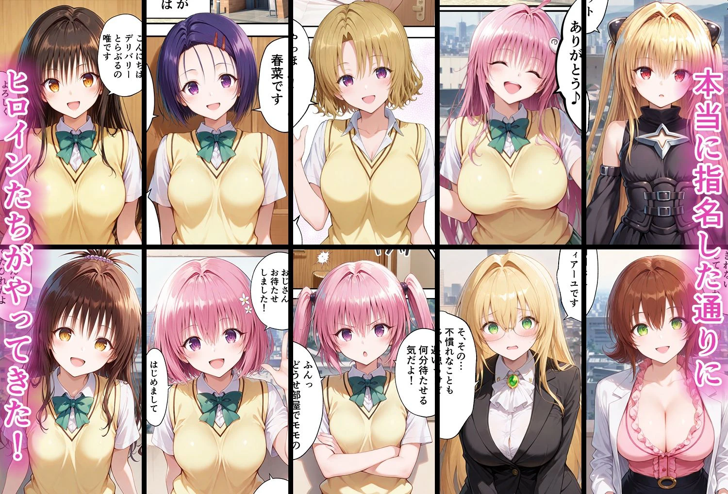 とらぶるキャラを指名できるデリヘルアプリ 総集編 3ページ