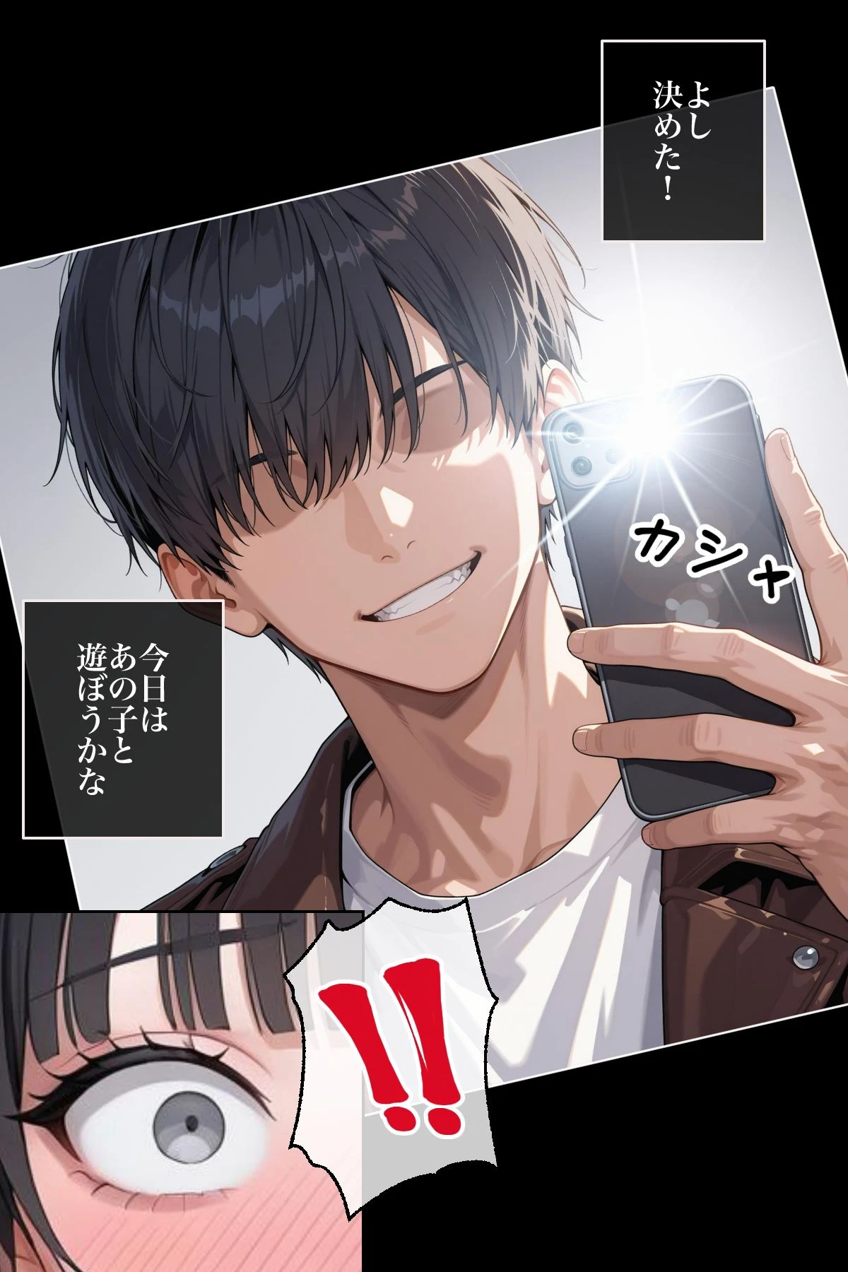 美女の身体の自由を奪う 魔法のスマホ 4ページ