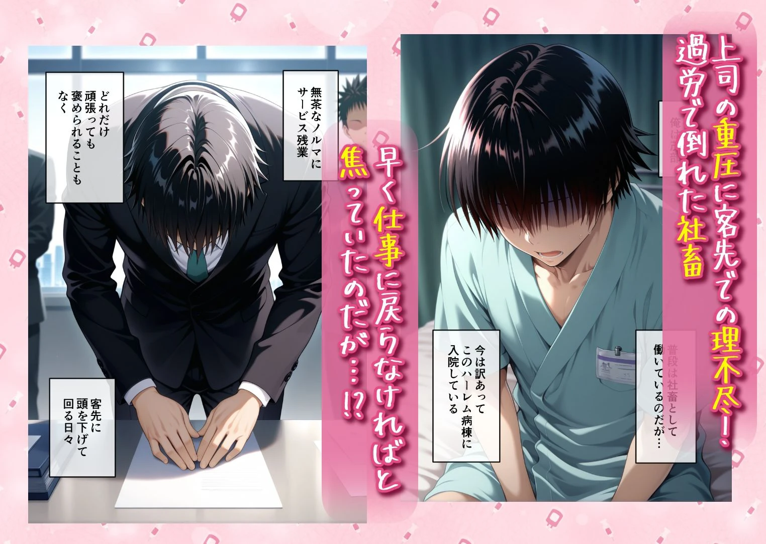 ハーレム病院 ナースの射精リハビリ 2ページ