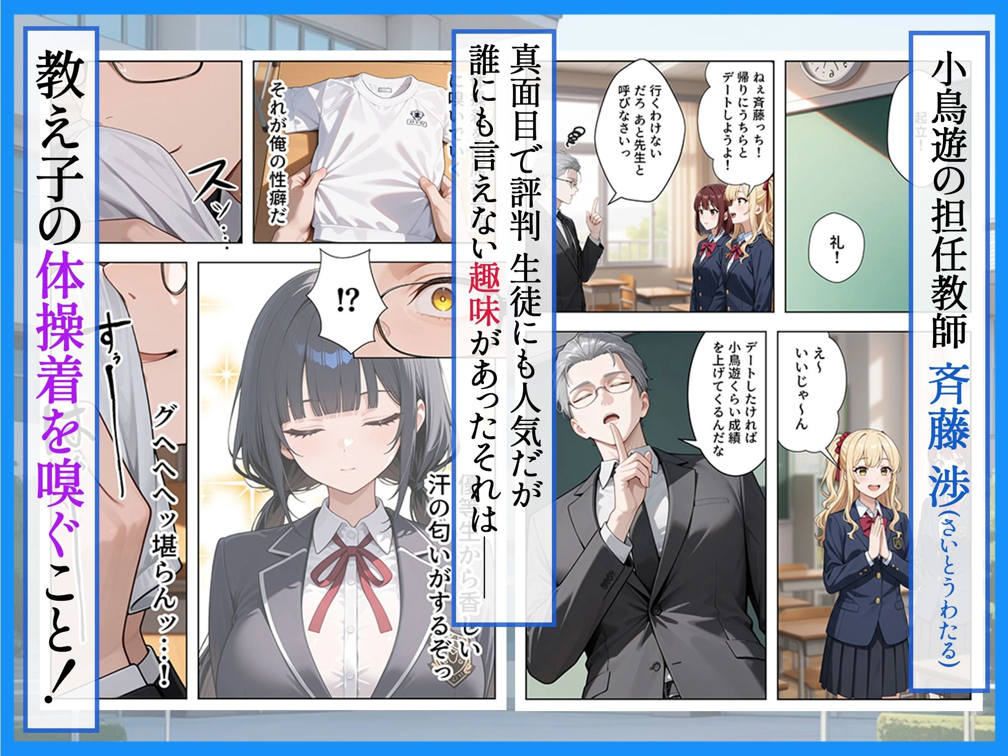 優等生の裏の顔 大好きな先生の弱味を握って寸止めの果てに中出しさせる話 3ページ