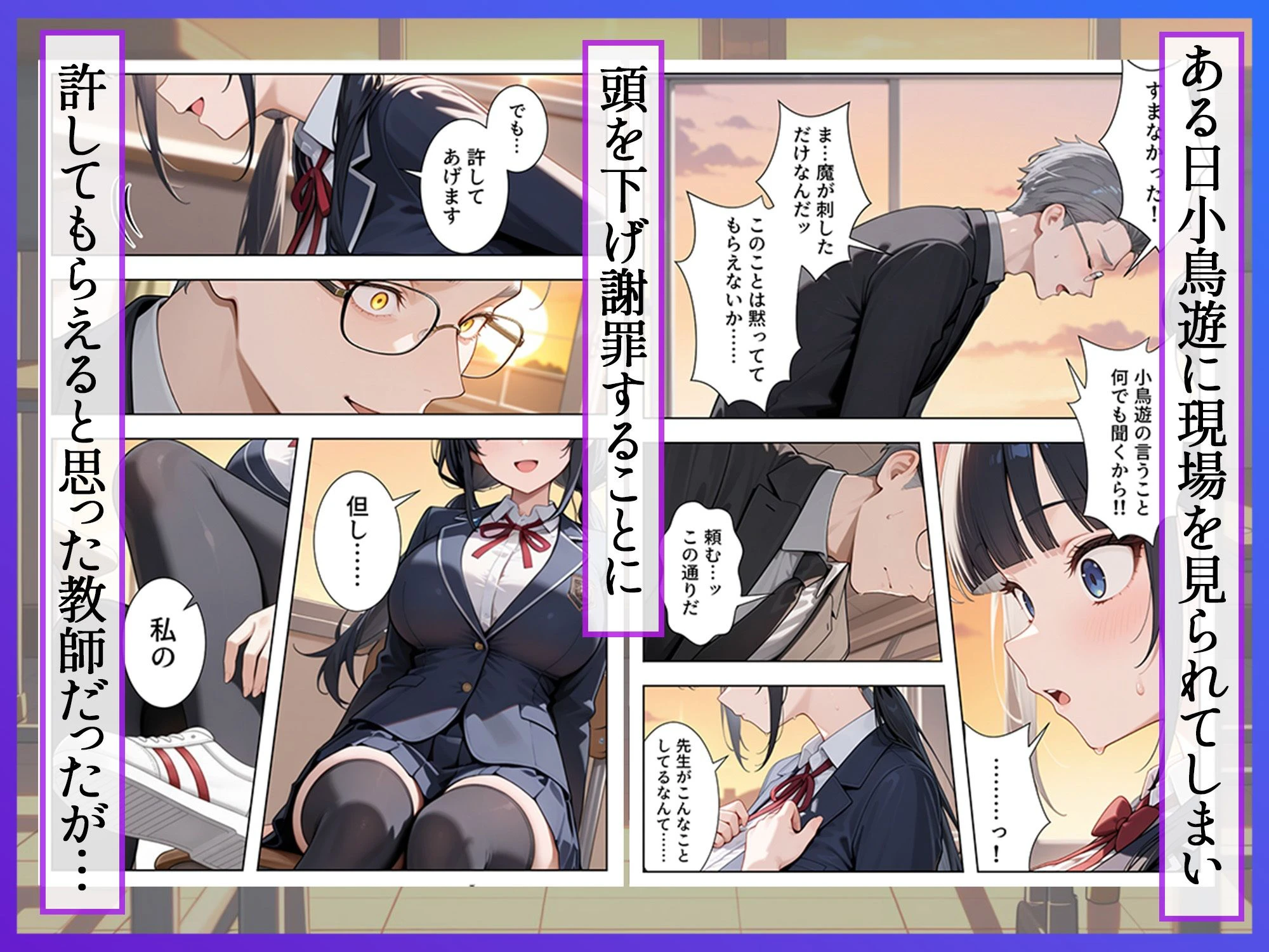 優等生の裏の顔 大好きな先生の弱味を握って寸止めの果てに中出しさせる話 4ページ